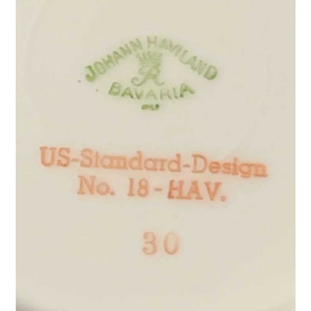 Johann Haviland Bavaria Germany Rim Soup Bowl‎ JOH22 No 18-HAV Excellent